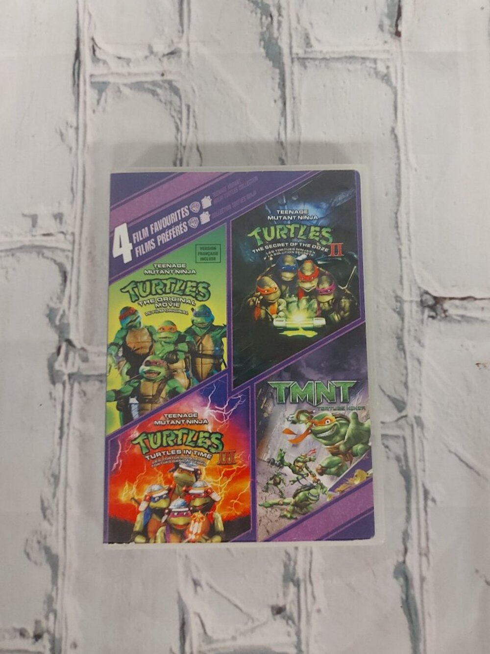 TMNT 4 Film Favorites DVD Teenage Mutant Ninja Turtles Collection
